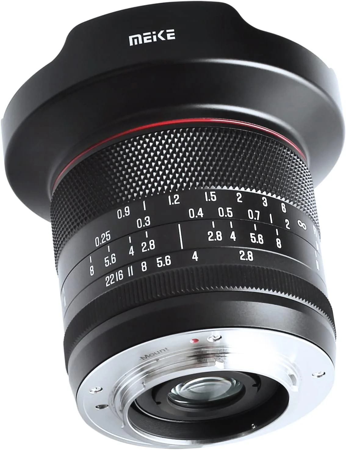 لنز زاویه باز 8 میلیمتری Meike F2.8 با فوکوس دستی و بدون اعوجاج، سازگار با دوربینهای بدون آینه پاناسونیک Olympus MFT M43 مدلهای GH1 GH2 GH3 GH4 GH5 GH6 لنز زاویه باز 8 میلیمتری Meike F2.8 با فوکوس دستی و بدون اعوجاج، سازگار با دوربینهای بدون آینه پاناسونیک Olympus MFT M43 مدلهای GH1 GH2 GH3 GH4 GH5 GH6