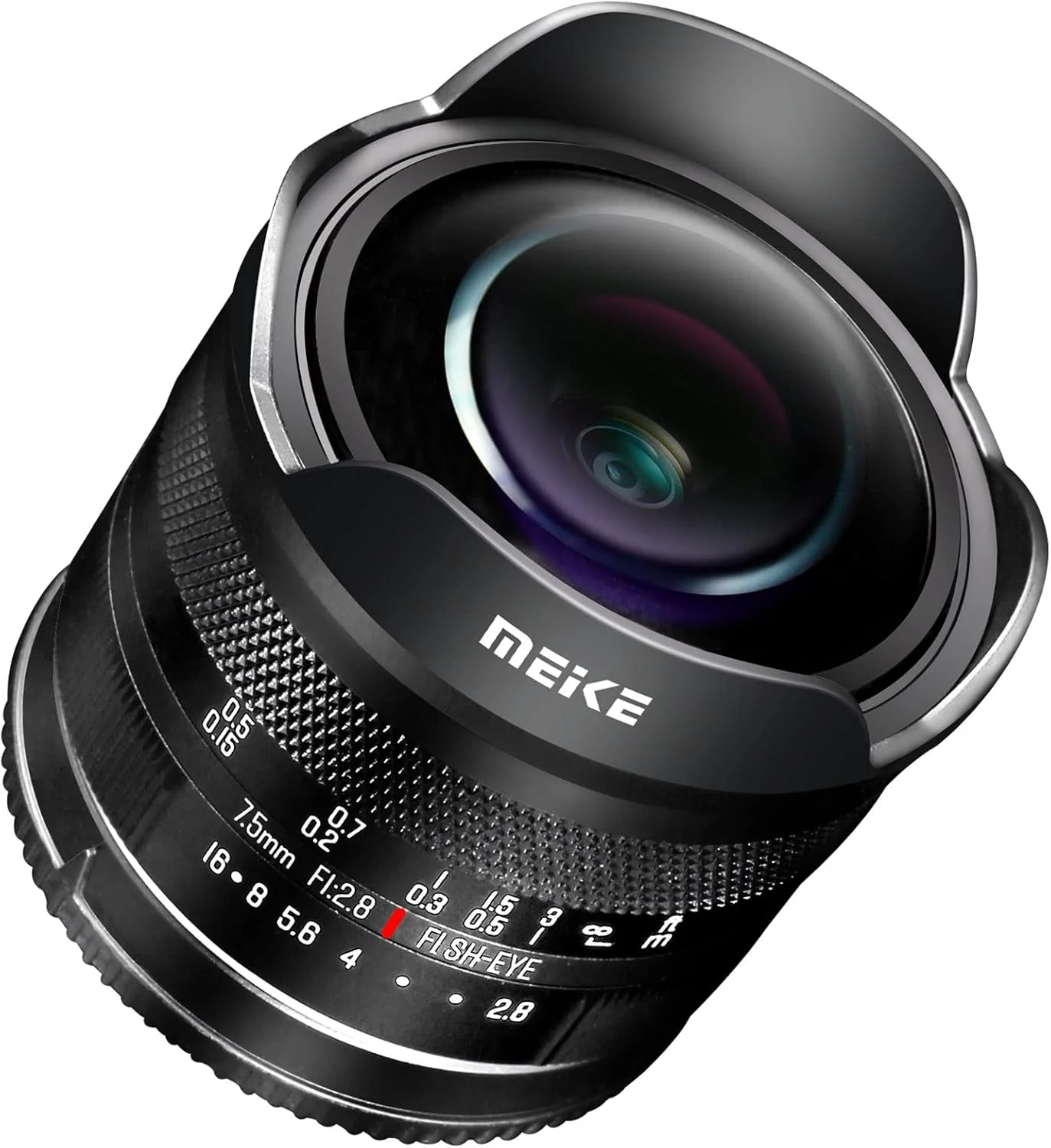 لنز Meike MK-7.5mm F/2.8 با دهانه باز و فوکوس دستی سازگار با دوربین های بدون آینه پاناسونیک لومیکس و المپوس با مانت M43 مدل های GH4 GH5 GH6 لنز Meike MK-7.5mm F/2.8 با دهانه باز و فوکوس دستی سازگار با دوربین های بدون آینه پاناسونیک لومیکس و المپوس با مانت M43 مدل های GH4 GH5 GH6