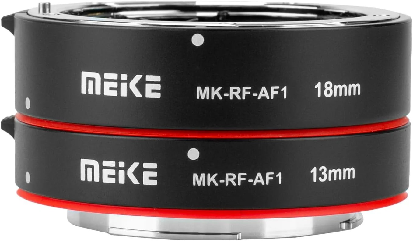 حلقه آداپتور لوله ماکرو اکستنشن تمام فریم فلزی Meike MK-RF-AF1 13mm + 18mm با فوکوس خودکار برای دوربین های سری Canon EOS-R و دوربین های دارای مانت Canon RF مدل EOS-R EOS-RP حلقه آداپتور لوله ماکرو اکستنشن تمام فریم فلزی Meike MK-RF-AF1 13mm + 18mm با فوکوس خودکار برای دوربین های سری Canon EOS-R و دوربین های دارای مانت Canon RF مدل EOS-R EOS-RP