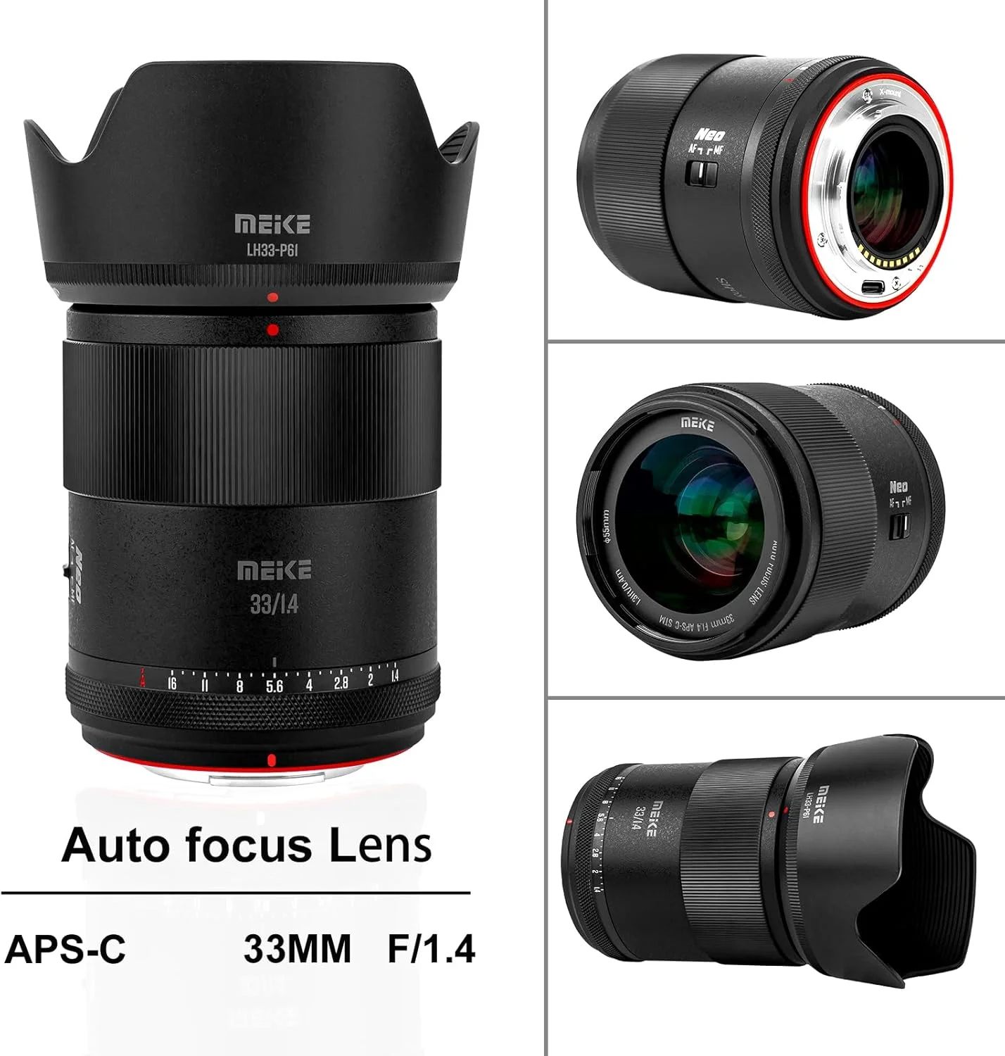 لنز دوربین میراندا Meike 33mm F1.4 با زاویه دید عریض APS-C، موتور پله ای STM با فوکوس خودکار، طول کانونی ثابت برای دوربین های بدون آینه فوجی فیلم X Mount مدل های XT2 XT4 XT5 XT10 XT20 XT30 XT50 X-A2 X30 X70 X-S10 لنز دوربین میراندا Meike 33mm F1.4 با زاویه دید عریض APS-C، موتور پله ای STM با فوکوس خودکار، طول کانونی ثابت برای دوربین های بدون آینه فوجی فیلم X Mount مدل های XT2 XT4 XT5 XT10 XT20 XT30 XT50 X-A2 X30 X70 X-S10