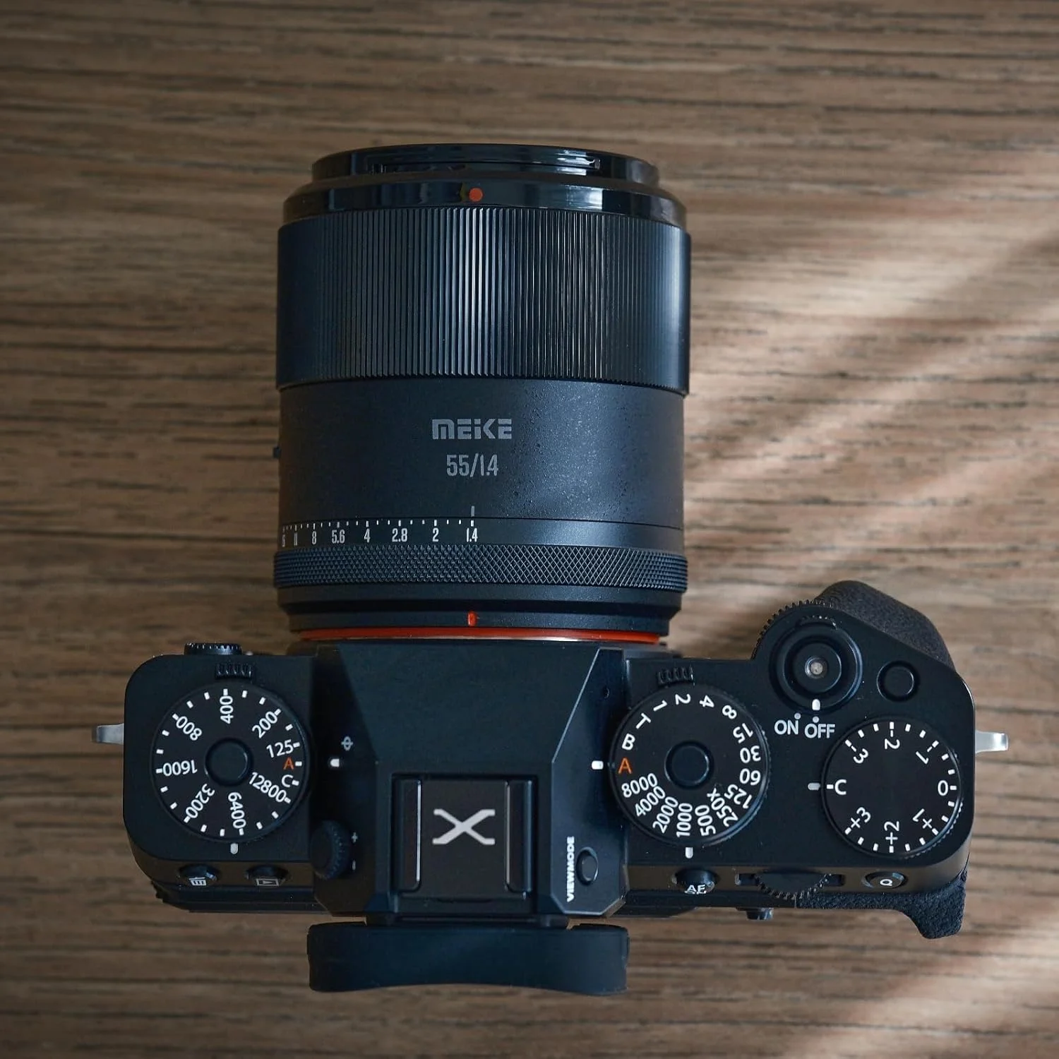 لنز پرتره 55mm F1.4 با فوکوس خودکار و موتور پله ای STM، سازگار با دوربین های Fujifilm X Mount مدل های X-T1 X-T2 X-T3 X-T4 X-T5 X-T10 X-T20 X-T30 X-T100