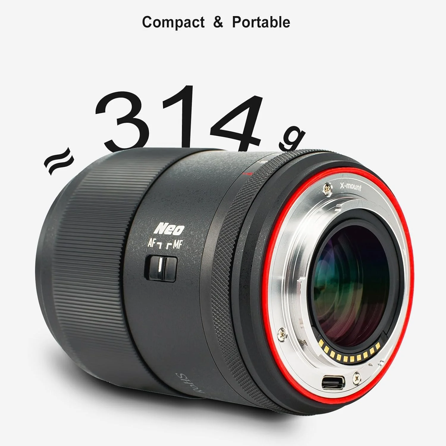 لنز پرایم پرتره Meike 33mm F1.4 X-Mount APS-C با دیافراگم بزرگ، فوکوس خودکار STM، سازگار با دوربین های Fujifilm Fuji X-Mount مدل های X-T1 X-T2 X-T3 X-T4 X-T5 X-T10 X-T20 X-T30 XT50 X-T100 X-A2 X30 X70 X-S10