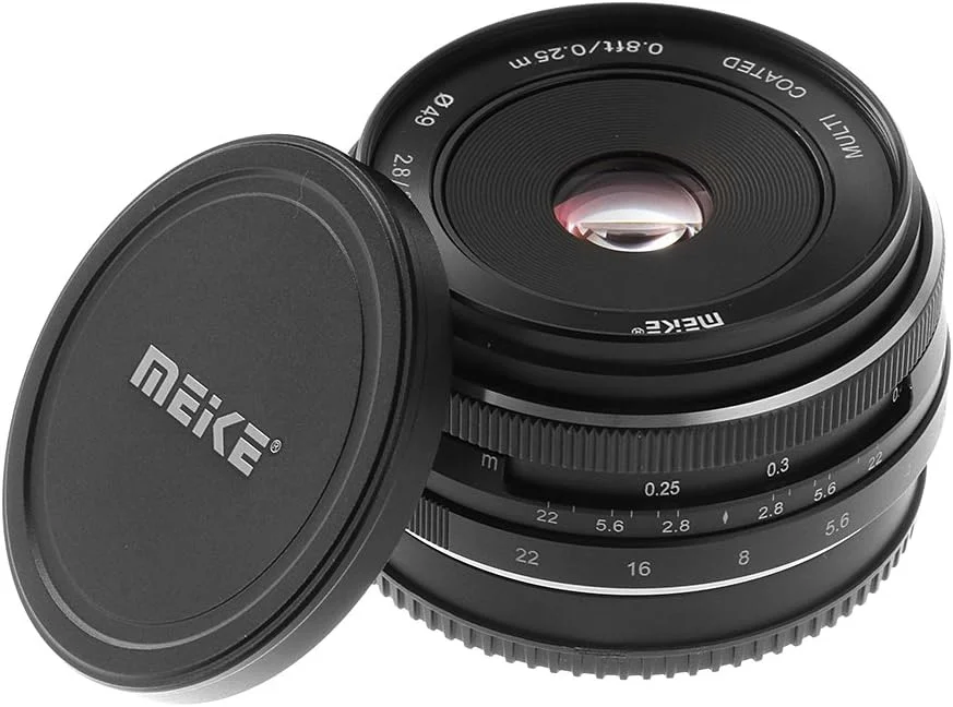 Meike 28mm F2.8 Large Aperture Manual Focus Lens for Canon EOS EF-M M1 M2 M3 Mirrorless Camera Meike 28mm F2.8 Large Aperture Manual Focus Lens for Canon EOS EF-M M1 M2 M3 Mirrorless Camera