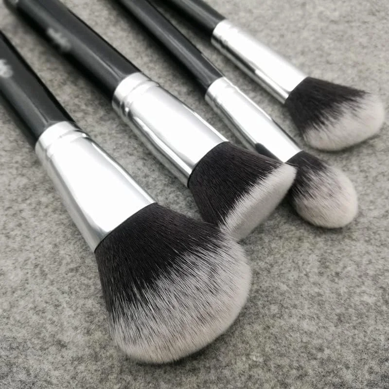 ست برس آرایشی اسکیپدر 10 عددی، برس های آرایشی مشکی کلاسیک برای کرم پودر، رژگونه، برس های آرایشی حرفه ای ست برس آرایشی اسکیپدر 10 عددی، برس های آرایشی مشکی کلاسیک برای کرم پودر، رژگونه، برس های آرایشی حرفه ای