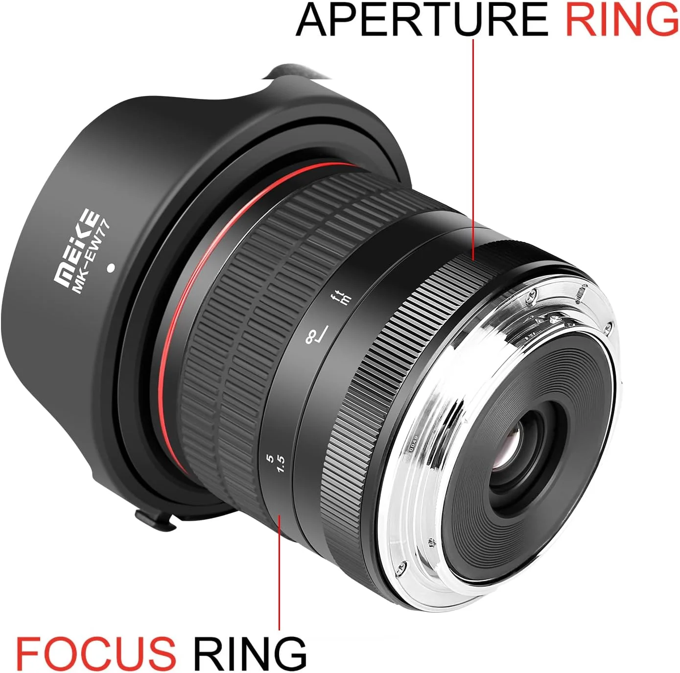 لنز چشم ماهی 8 میلیمتری Meike Optics MK با دیافراگم f3.5 و زاویه دید فوقالعاده باز برای مانت Canon EF - مشکی لنز چشم ماهی 8 میلیمتری Meike Optics MK با دیافراگم f3.5 و زاویه دید فوقالعاده باز برای مانت Canon EF - مشکی