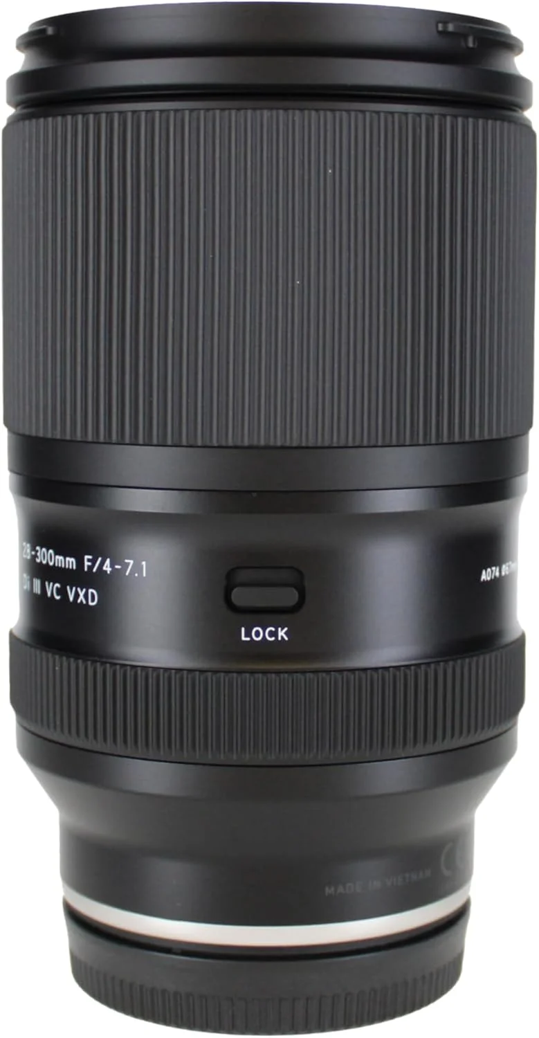 لنز سبک وزن تامرون 28-300mm f/4-7.1 Di III VC VXD برای دوربینهای بدون آینه (Sony E) (A074) + کارت حافظه 64 گیگابایتی + کیت فیلتر + کوله پشتی + کیف لنز + سه پایه انعطاف پذیر + نگهدارنده درب لنز + موارد دیگر لنز سبک وزن تامرون 28-300mm f/4-7.1 Di III VC VXD برای دوربینهای بدون آینه (Sony E) (A074) + کارت حافظه 64 گیگابایتی + کیت فیلتر + کوله پشتی + کیف لنز + سه پایه انعطاف پذیر + نگهدارنده درب لنز + موارد دیگر