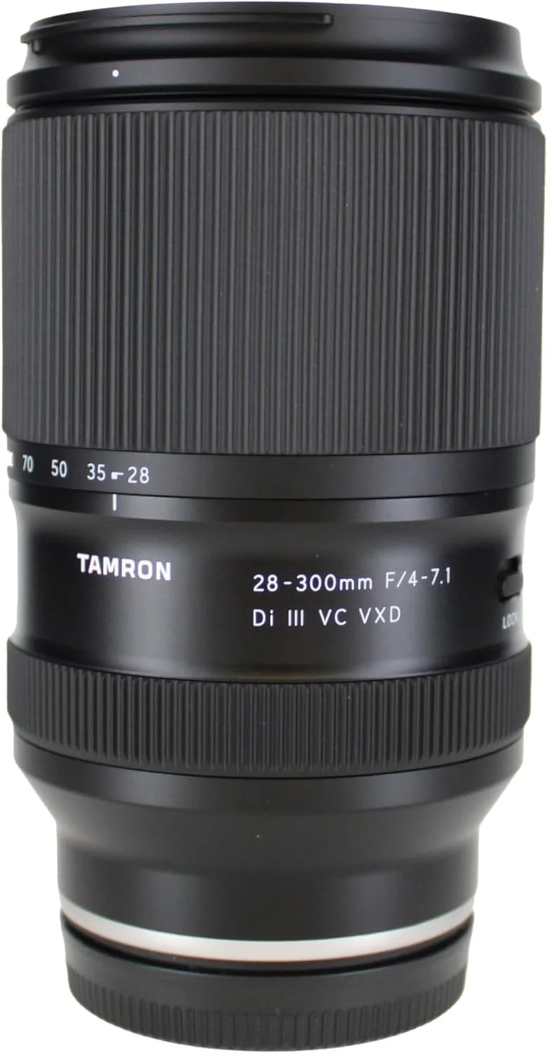 لنز سبک وزن تامرون 28-300mm f/4-7.1 Di III VC VXD برای دوربینهای بدون آینه (Sony E) (A074) + کارت حافظه 64 گیگابایتی + کیت فیلتر + کوله پشتی + کیف لنز + سه پایه انعطاف پذیر + نگهدارنده درب لنز + موارد دیگر لنز سبک وزن تامرون 28-300mm f/4-7.1 Di III VC VXD برای دوربینهای بدون آینه (Sony E) (A074) + کارت حافظه 64 گیگابایتی + کیت فیلتر + کوله پشتی + کیف لنز + سه پایه انعطاف پذیر + نگهدارنده درب لنز + موارد دیگر
