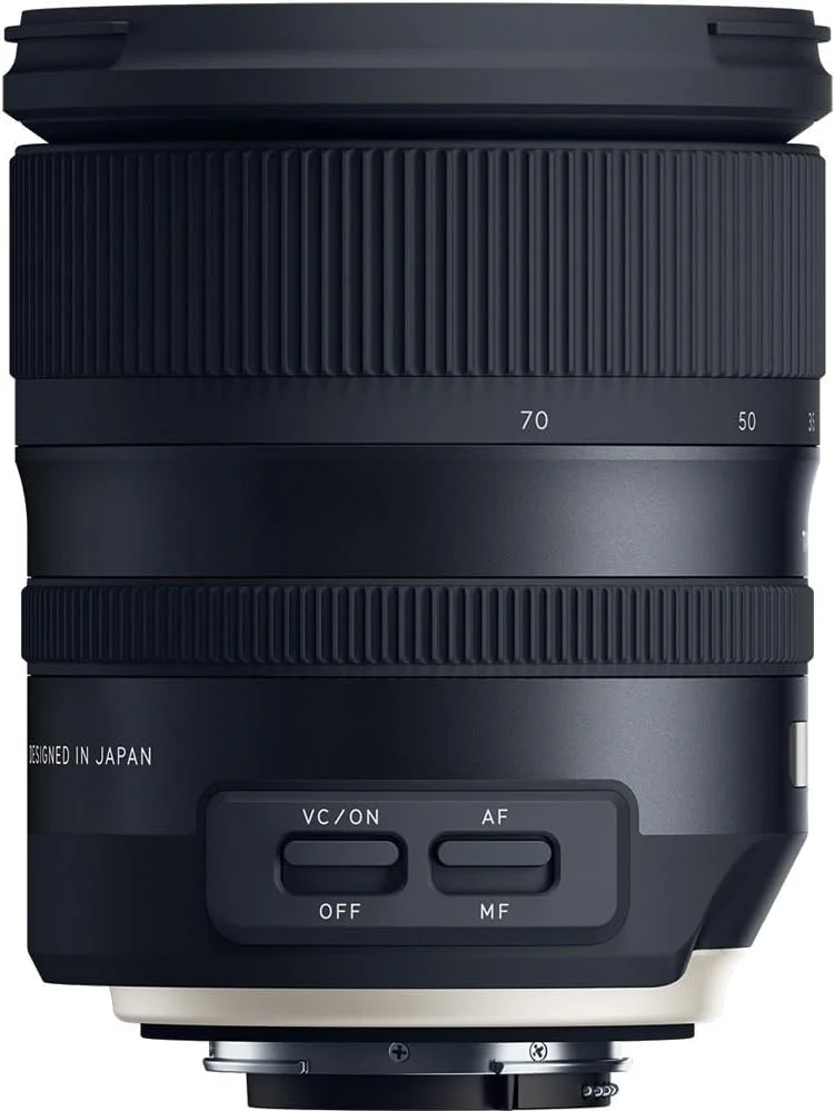 لنز تامرون 6Ave SP 24-70mm f/2.8 Di VC USD G2 برای نیکون F (مدل بین المللی) + فیلتر UV 82mm + نگهدارنده درب لنز + بسته پارچه میکروفیبر