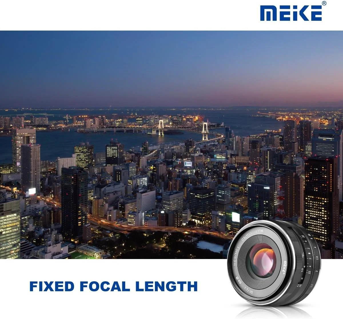 لنز پرایم ثابت 35 میلیمتری Meike با دیافراگم بزرگ F1.7 و فوکوس دستی، سازگار با دوربینهای بدون آینه Sony E-Mount مدلهای NEX 3 3N NEX 5R NEX 6 7 A6600 A6400 A5000 A5100 A6000 A6100 A6300 A6500 A3000 لنز پرایم ثابت 35 میلیمتری Meike با دیافراگم بزرگ F1.7 و فوکوس دستی، سازگار با دوربینهای بدون آینه Sony E-Mount مدلهای NEX 3 3N NEX 5R NEX 6 7 A6600 A6400 A5000 A5100 A6000 A6100 A6300 A6500 A3000