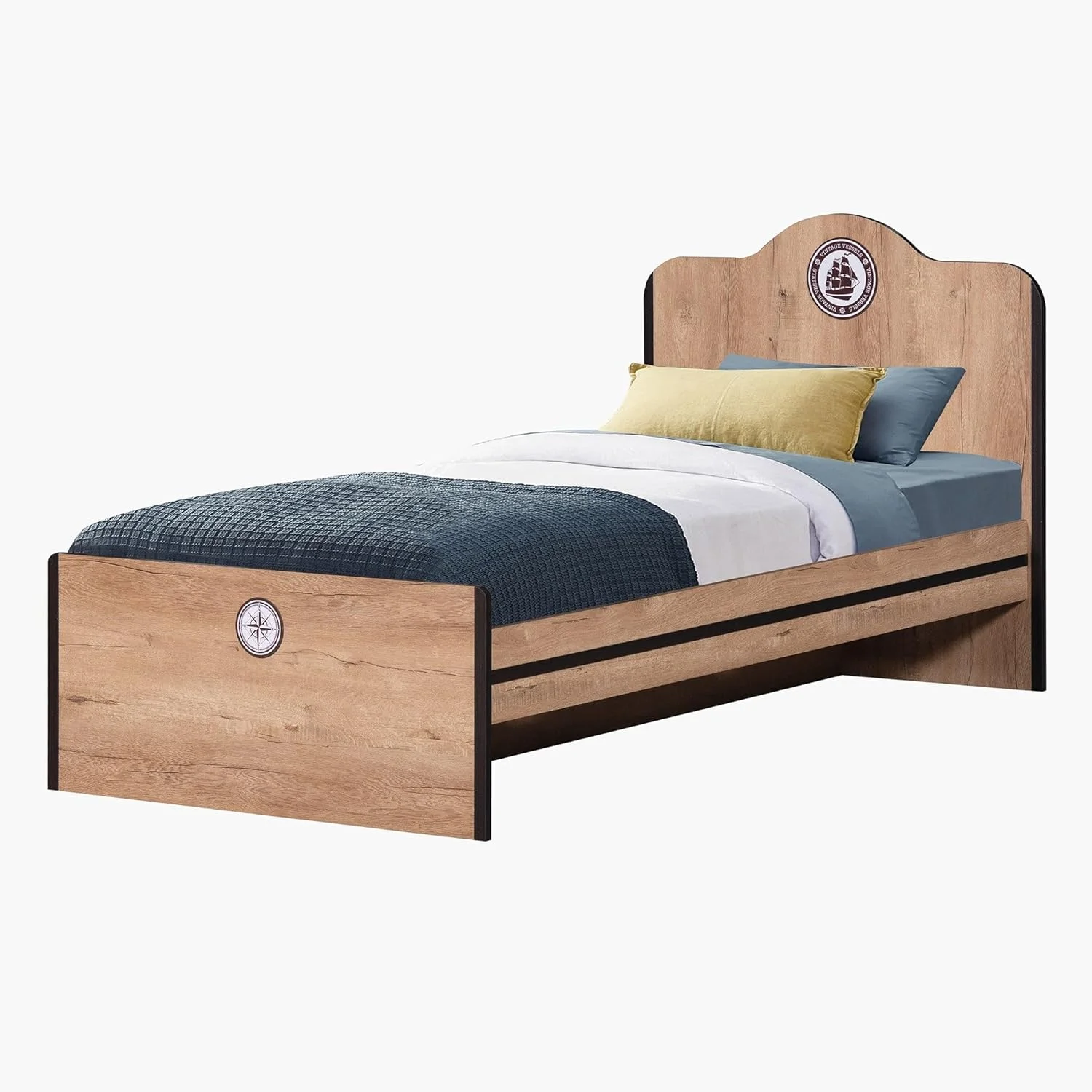 تخت خواب یک نفره هوم باکس مدل کرو - 90x200 سانتی متر تخت خواب یک نفره هوم باکس مدل کرو - 90x200 سانتی متر