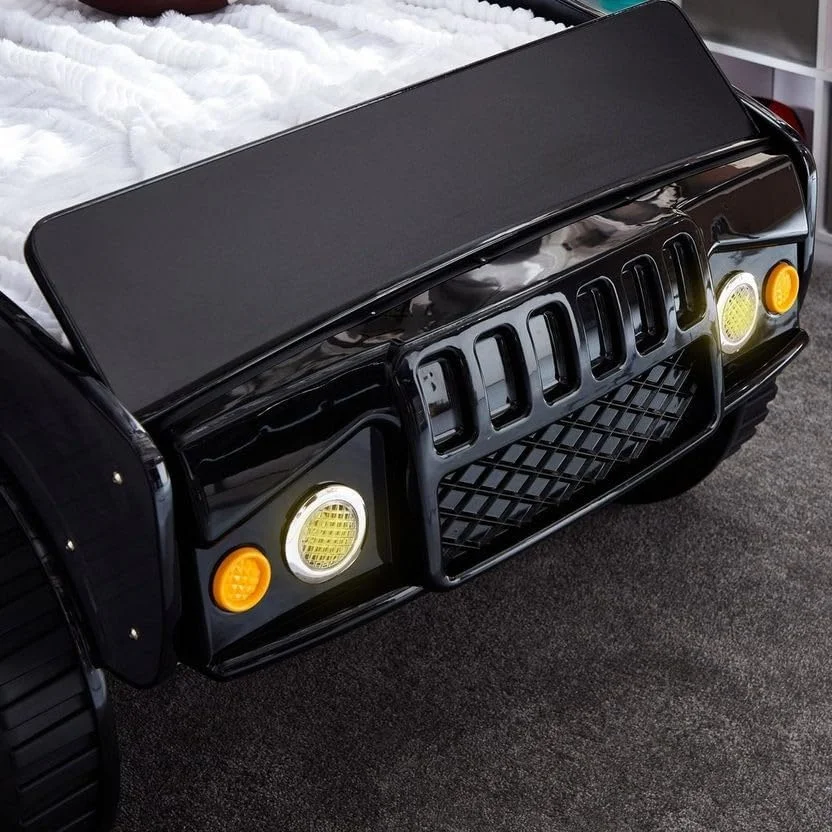 تخت خواب کودکانه جیپ مدل HomeBox Wrangler Speed Single - ابعاد 90x190 سانتی متر تخت خواب کودکانه جیپ مدل HomeBox Wrangler Speed Single - ابعاد 90x190 سانتی متر