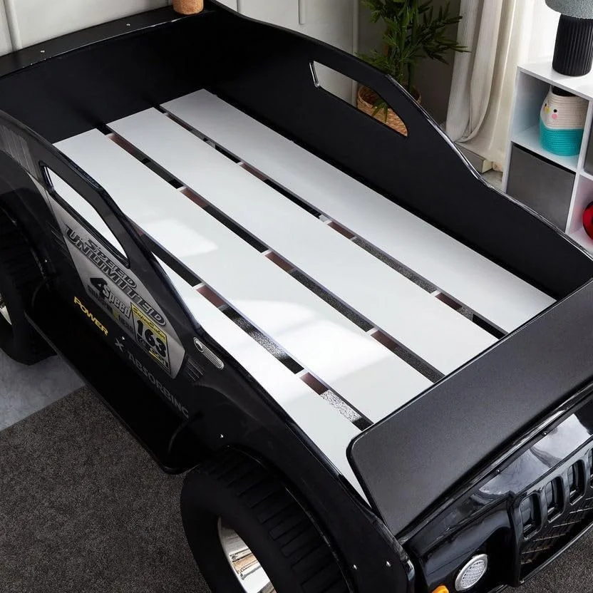 تخت خواب کودکانه جیپ مدل HomeBox Wrangler Speed Single - ابعاد 90x190 سانتی متر