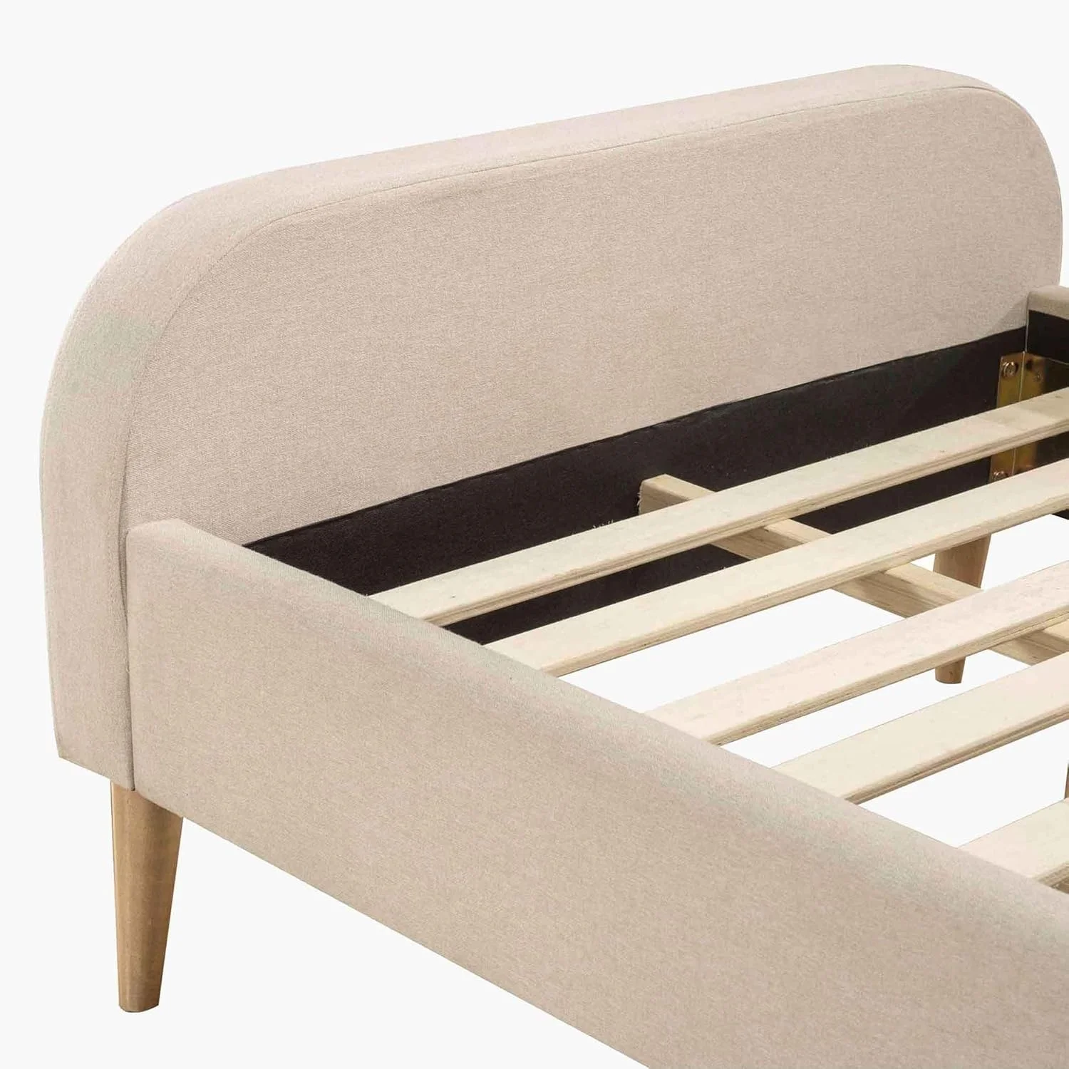 تخت خواب یک نفره روکش دار HomeBox iCloud - ابعاد 90x200 سانتی متر تخت خواب یک نفره روکش دار HomeBox iCloud - ابعاد 90x200 سانتی متر