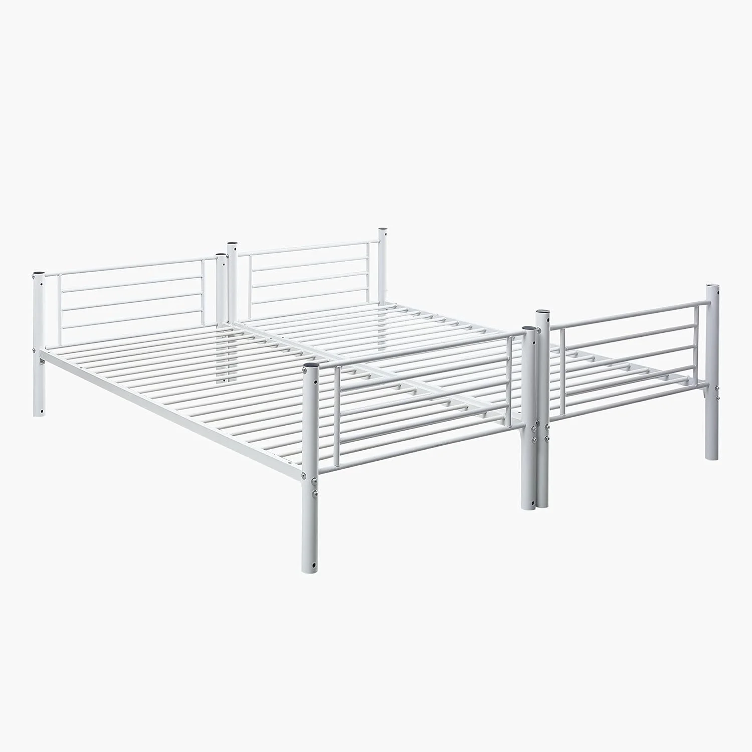 تخت دو طبقه وانیلی HomeBox - ابعاد 90x200 سانتی متر تخت دو طبقه وانیلی HomeBox - ابعاد 90x200 سانتی متر