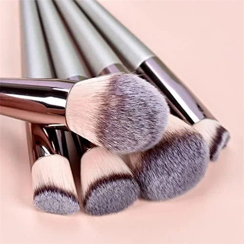 ست برس آرایشی حرفه ای Skipdr برای پودر، کرم پودر، مایع، سایه چشم، مژه، ابرو، پودر و ابزارهای جانبی آرایش ست برس آرایشی حرفه ای Skipdr برای پودر، کرم پودر، مایع، سایه چشم، مژه، ابرو، پودر و ابزارهای جانبی آرایش