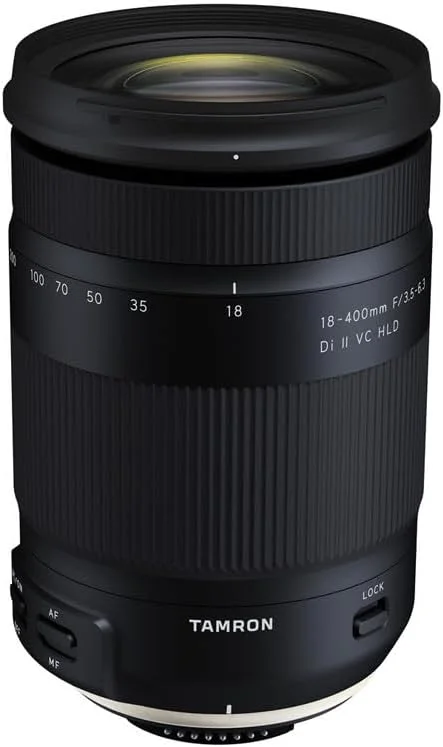 لنز تامرون B028N 18-400 میلیمتر f3.5-6.3 Di II VC HLD برای نیکون - مشکی لنز تامرون B028N 18-400 میلیمتر f3.5-6.3 Di II VC HLD برای نیکون - مشکی