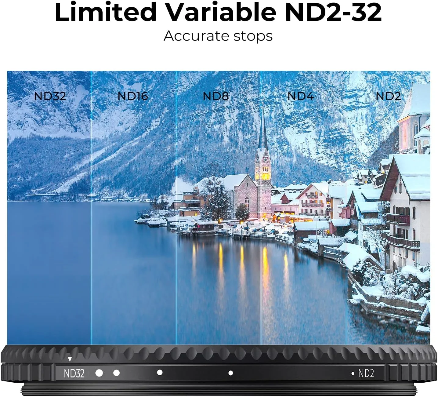 فیلتر ND متغیر رنگ واقعی K&F Concept با قطر 82 میلیمتر ND2-32 (1 تا 5 استاپ)، فیلتر کاهنده نور قابل تنظیم با 28 لایه پوشش چندگانه برای لنز دوربین فیلتر ND متغیر رنگ واقعی K&F Concept با قطر 82 میلیمتر ND2-32 (1 تا 5 استاپ)، فیلتر کاهنده نور قابل تنظیم با 28 لایه پوشش چندگانه برای لنز دوربین