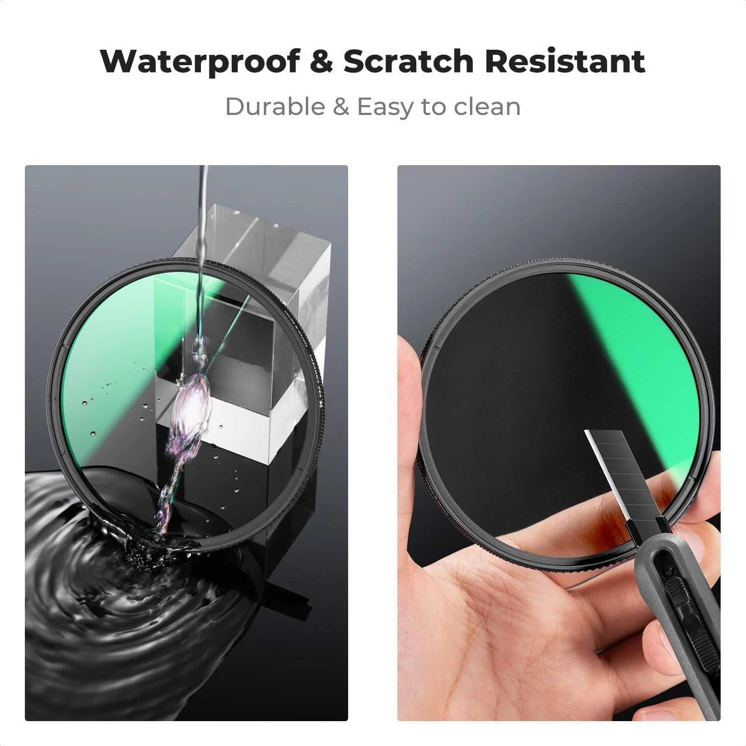 فیلتر پلاریزه دایرهای K&F Concept با قطر 77 میلیمتر، رنگ واقعی، بازتاب بسیار کم، مناسب لنزهای دوربین با 28 لایه پوشش چندگانه (سری Nano-X) فیلتر پلاریزه دایرهای K&F Concept با قطر 77 میلیمتر، رنگ واقعی، بازتاب بسیار کم، مناسب لنزهای دوربین با 28 لایه پوشش چندگانه (سری Nano-X)