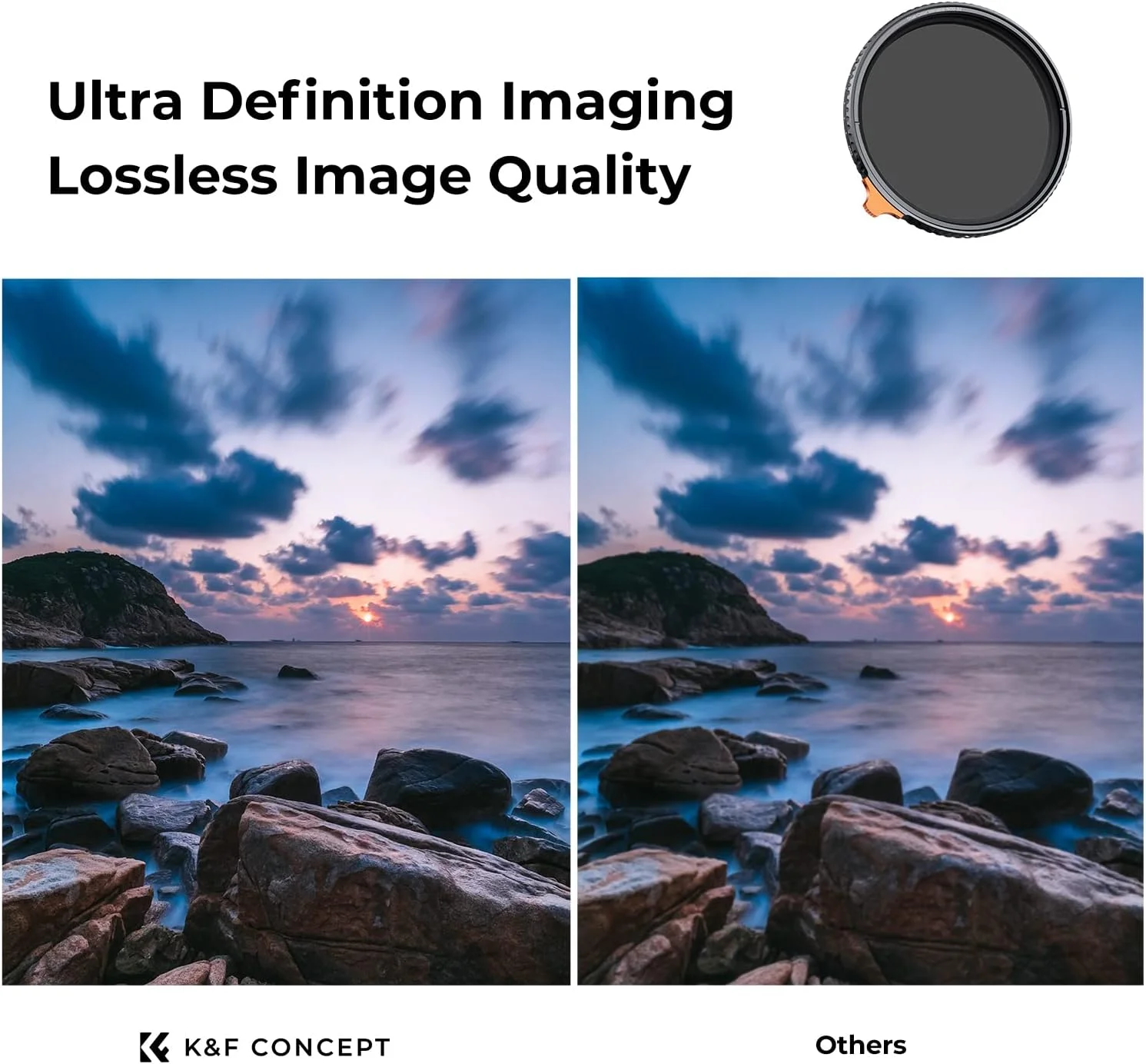 فیلتر ND متغیر رنگ واقعی K&F Concept با قطر 82 میلیمتر ND2-32 (1 تا 5 استاپ)، فیلتر کاهنده نور قابل تنظیم با 28 لایه پوشش چندگانه برای لنز دوربین فیلتر ND متغیر رنگ واقعی K&F Concept با قطر 82 میلیمتر ND2-32 (1 تا 5 استاپ)، فیلتر کاهنده نور قابل تنظیم با 28 لایه پوشش چندگانه برای لنز دوربین