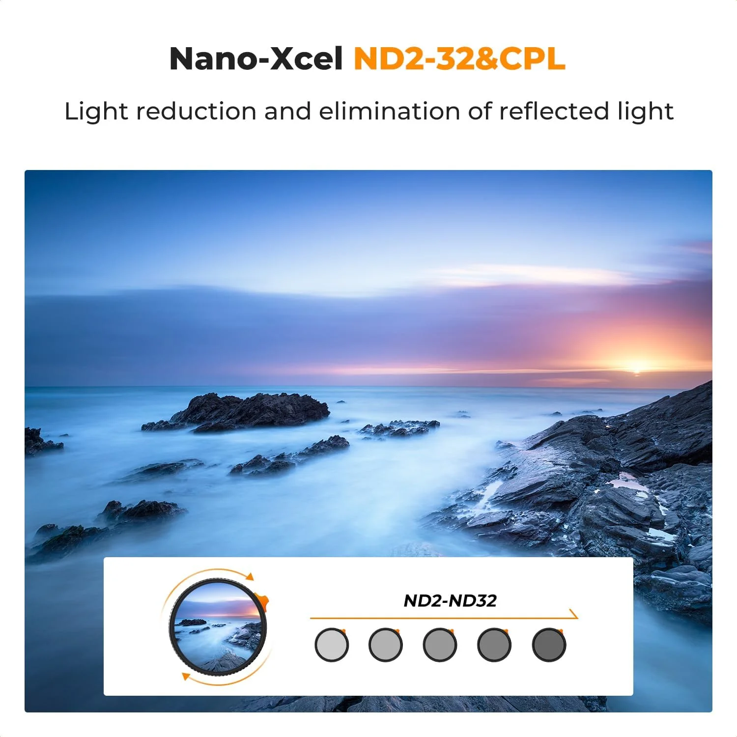 فیلتر ND2-ND32 متغیر K&F Concept 67mm و فیلتر پلاریزه دایره ای CPL 2 در 1 برای لنز دوربین بدون نقطه X و مقاوم در برابر آب و هوا فیلتر ND2-ND32 متغیر K&F Concept 67mm و فیلتر پلاریزه دایره ای CPL 2 در 1 برای لنز دوربین بدون نقطه X و مقاوم در برابر آب و هوا