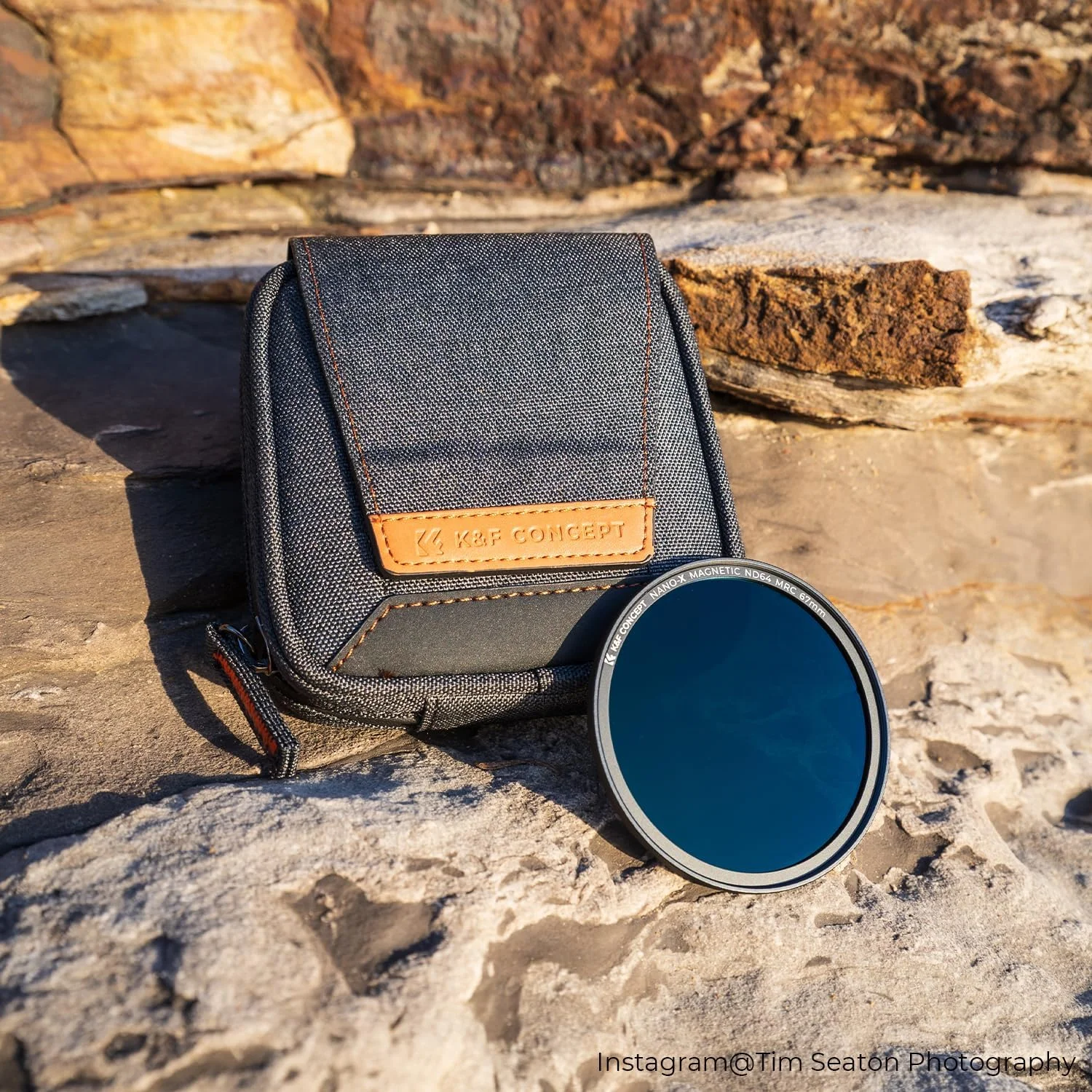 کیف فیلتر لنز K&F Concept، مناسب برای 4 فیلتر تا 95 میلیمتر، کیف ضدآب فیلتر لنز دوربین برای فیلترهای گرد یا مربعی ND CPL UV کیف فیلتر لنز K&F Concept، مناسب برای 4 فیلتر تا 95 میلیمتر، کیف ضدآب فیلتر لنز دوربین برای فیلترهای گرد یا مربعی ND CPL UV
