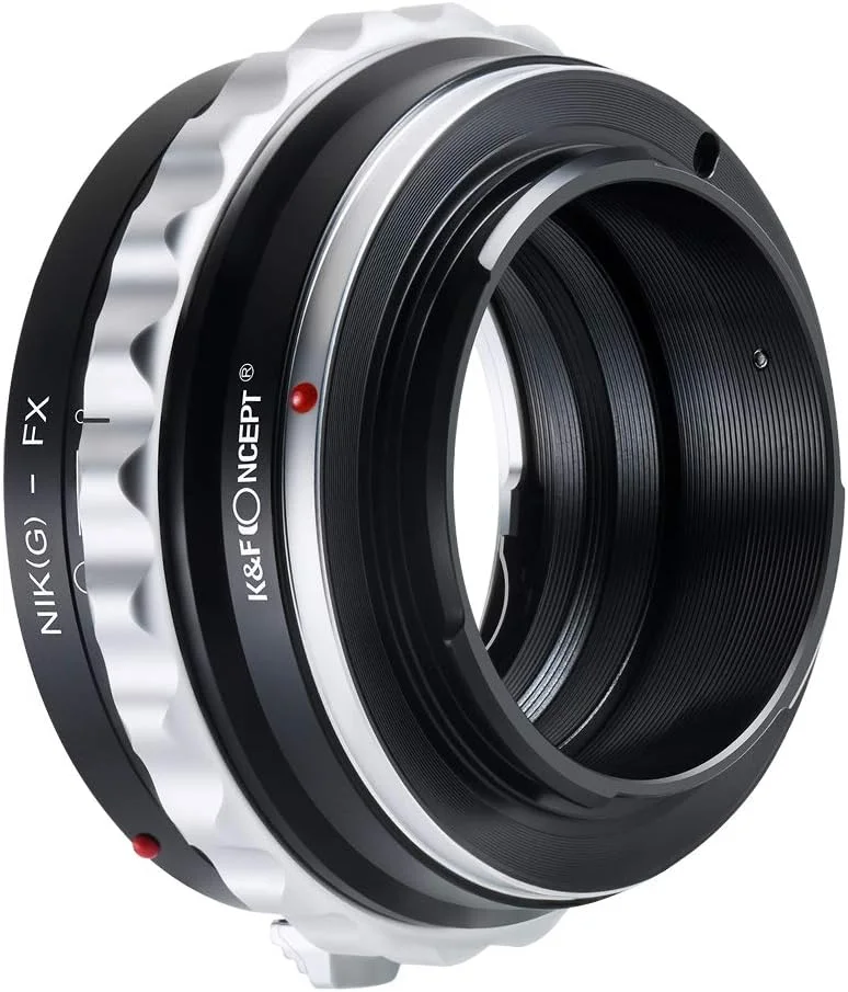 آداپتور نیکون به فوجی X، آداپتور مانت لنز K&F Concept با حلقه کنترل دیافراگم برای لنزهای نیکون Nikkor G AI F به دوربین فوجی فیلم Fuji X FX