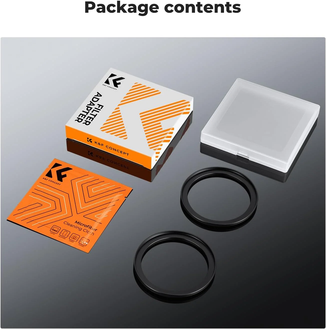 حلقه تبدیل لنز K&F Concept از 52 به 82 میلیمتر (2 عدد)، حلقه تبدیل فیلتر 52 میلیمتر به 82 میلیمتر برای نصب فیلتر لنز ND CPL UV 82 میلیمتری روی لنز 52 میلیمتری حلقه تبدیل لنز K&F Concept از 52 به 82 میلیمتر (2 عدد)، حلقه تبدیل فیلتر 52 میلیمتر به 82 میلیمتر برای نصب فیلتر لنز ND CPL UV 82 میلیمتری روی لنز 52 میلیمتری