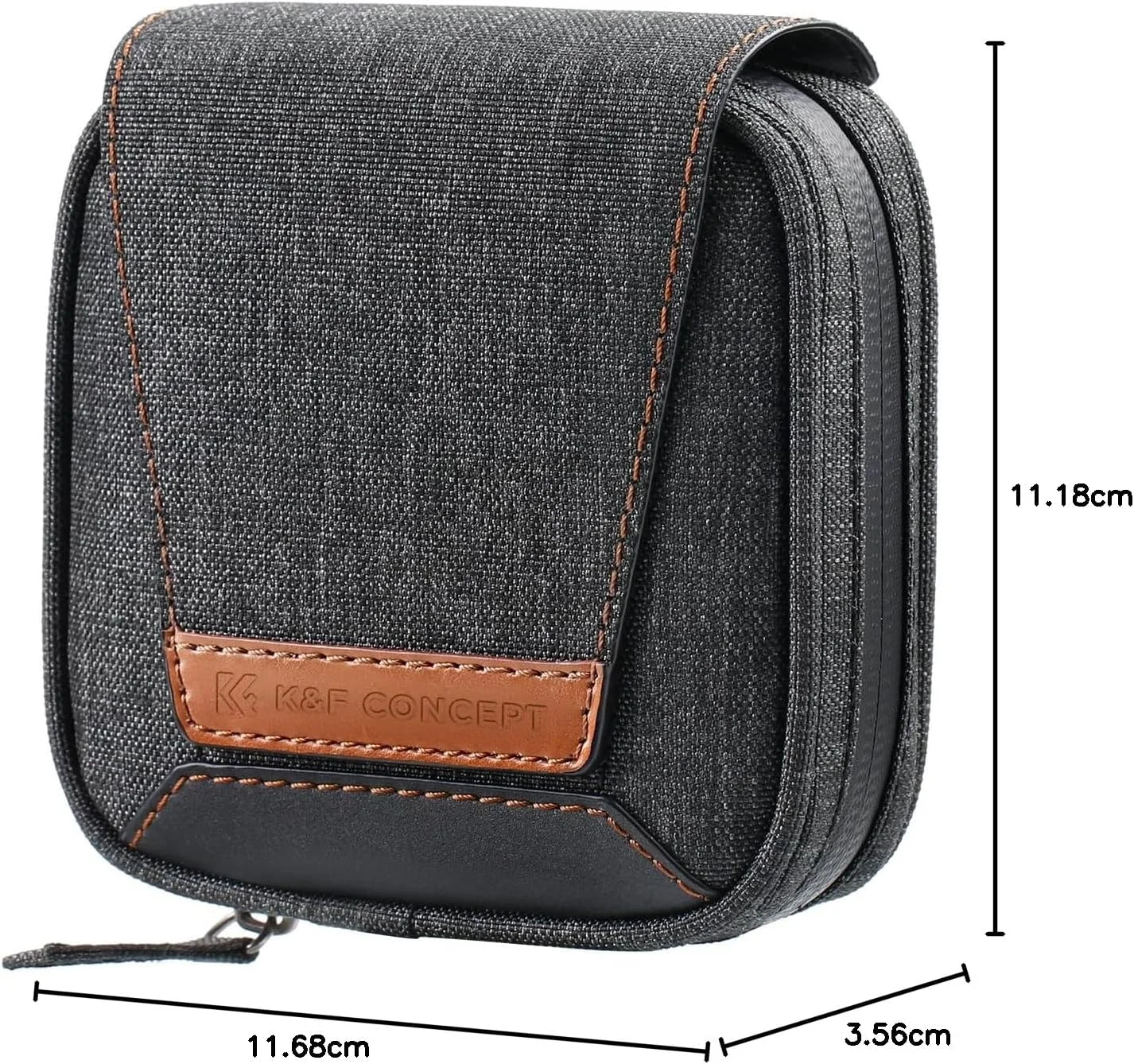 کیف فیلتر لنز K&F Concept، مناسب برای 4 فیلتر تا 95 میلیمتر، کیف ضدآب فیلتر لنز دوربین برای فیلترهای گرد یا مربعی ND CPL UV کیف فیلتر لنز K&F Concept، مناسب برای 4 فیلتر تا 95 میلیمتر، کیف ضدآب فیلتر لنز دوربین برای فیلترهای گرد یا مربعی ND CPL UV