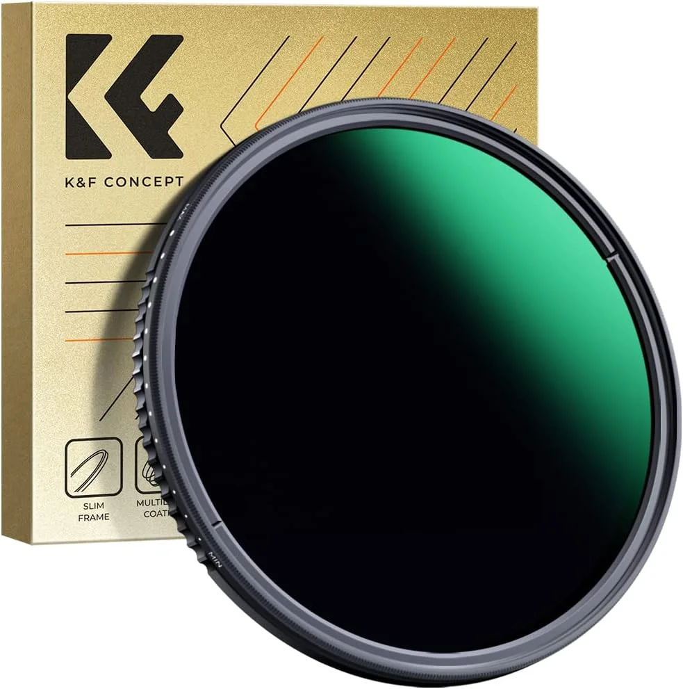 K&F Concept 43mm Variable ND3-1000 Filter for Camera Lens D-Series