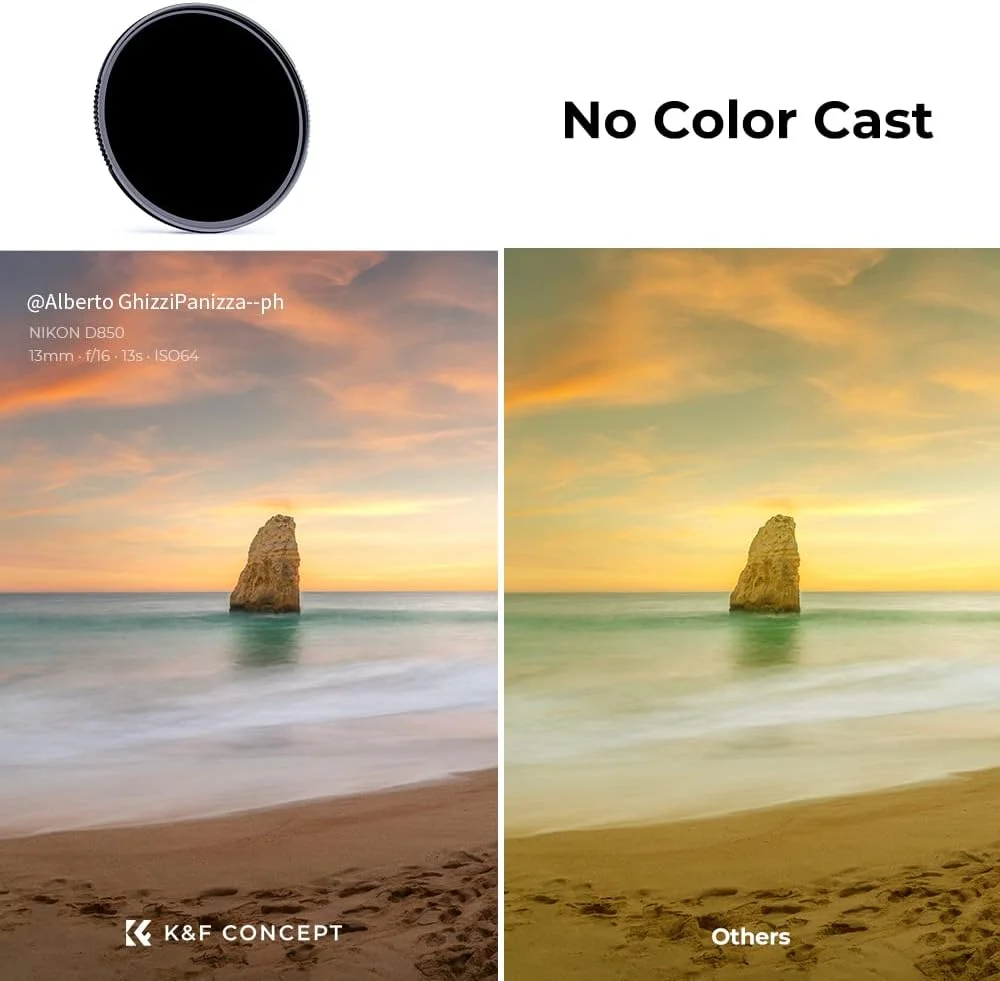 K&F Concept 37mm ND1000 (10-Stop Fixed Neutral Density Filter) ND Lens Filter, 28 Multi-Layer Coatings Waterproof Scratch Resistant Super Slim for Camera Lens (Nano-X Series) K&F Concept 37mm ND1000 (10-Stop Fixed Neutral Density Filter) ND Lens Filter, 28 Multi-Layer Coatings Waterproof Scratch Resistant Super Slim for Camera Lens (Nano-X Series)