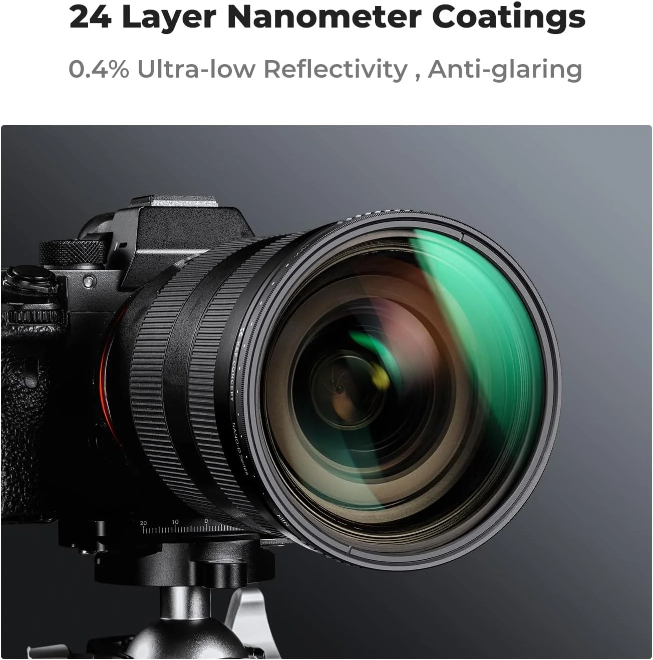 K&F Concept 43mm Variable ND3-1000 Filter for Camera Lens D-Series