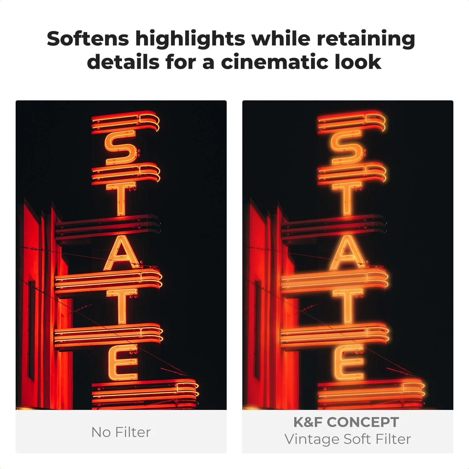 فیلتر لنز دوربین جلوه های ویژه نرم 1/2 وینتیج 67 میلی متری K&F Concept (سری Nano-X) فیلتر لنز دوربین جلوه های ویژه نرم 1/2 وینتیج 67 میلی متری K&F Concept (سری Nano-X)