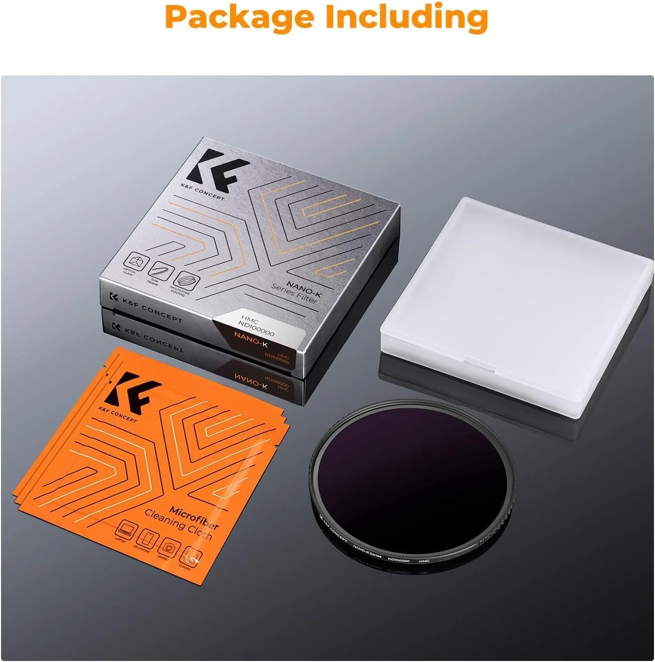 K&F Concept 58mm ND100000 ND Camera Lens Filter,16.6-Stops Fixed Neutral Density Filter with 18 Multi-Layer Coatings (K Series)