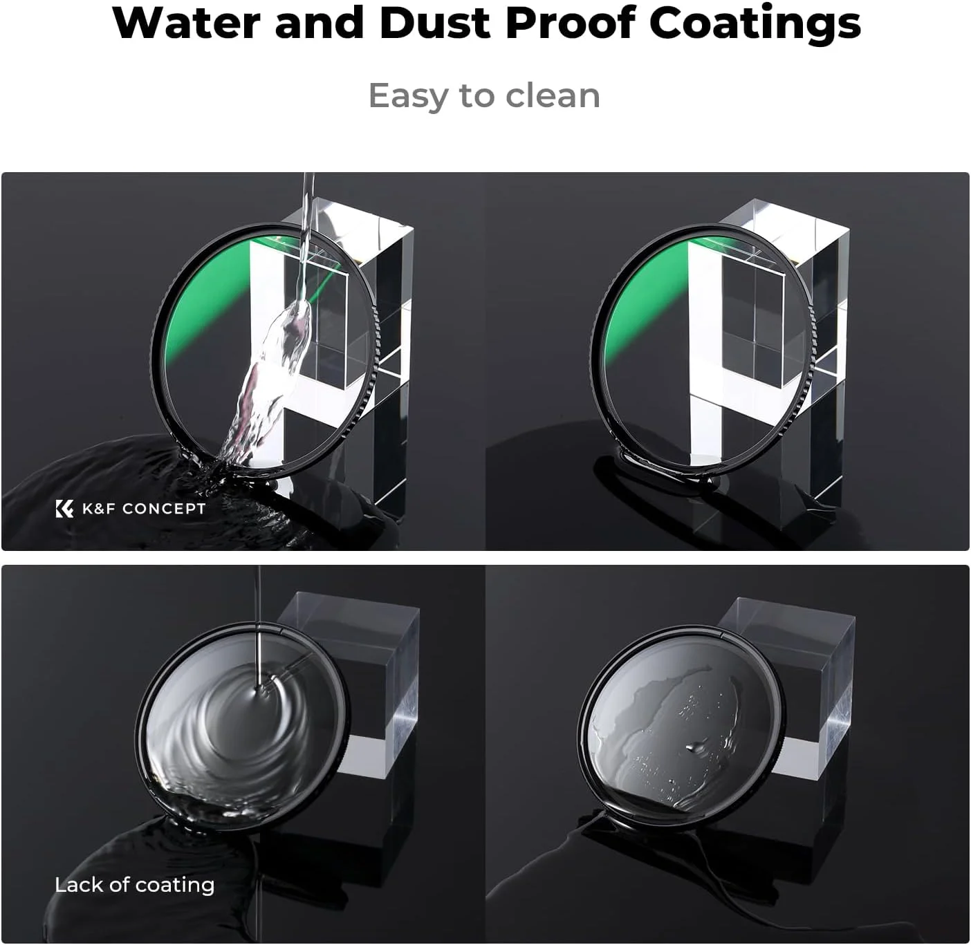 فیلتر محافظ لنز UV با پوشش چند لایه 24 لایه K&F Concept 95mm (سری Nano-D)