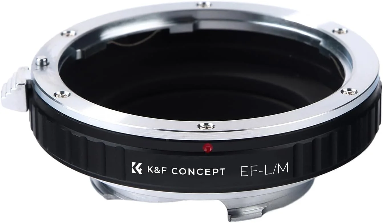 آداپتور اتصال لنز K&F Concept برای لنزهای Canon EOS EF به بدنه دوربین Leica M