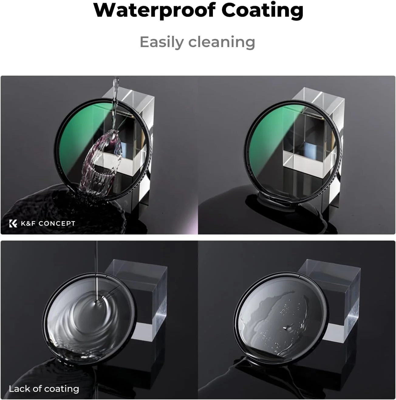 فیلتر پلاریزه دایره ای CPL با قطر 82 میلی متر K&F Concept، فوق العاده شفاف با 24 لایه پوشش چندگانه، به همراه دستمال تمیز کننده لنز و درپوش لنز (سری Nano-D) فیلتر پلاریزه دایره ای CPL با قطر 82 میلی متر K&F Concept، فوق العاده شفاف با 24 لایه پوشش چندگانه، به همراه دستمال تمیز کننده لنز و درپوش لنز (سری Nano-D)