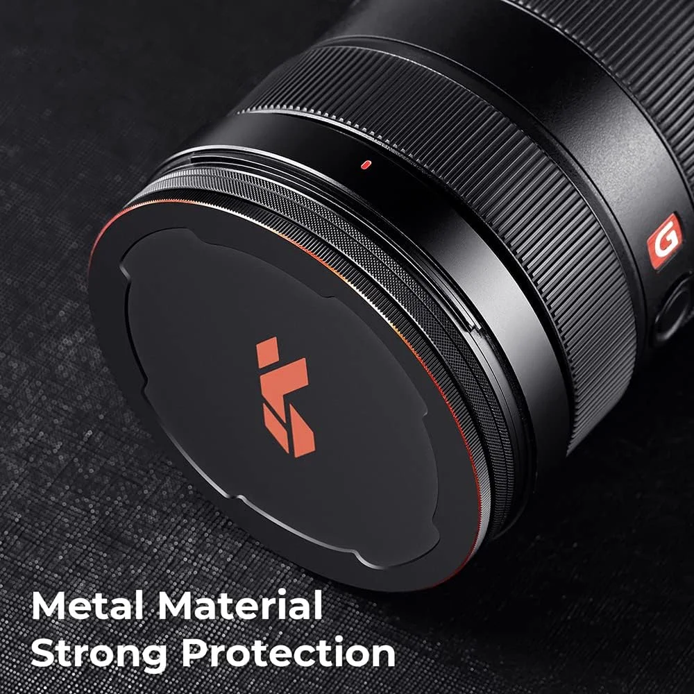 فیلتر مشکی دیفیوژن 1/4 K&F Concept با قطر 49 میلی‌متر، ایجاد کننده افکت سینمایی سافت میست به همراه درب لنز، مناسب برای فیلم‌برداری، ولاگ و عکاسی پرتره