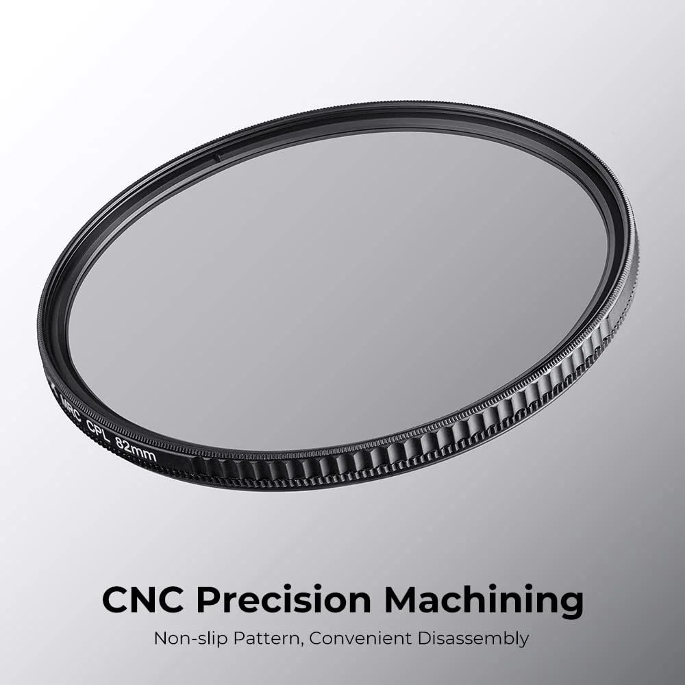 فیلتر پلاریزه دایره ای 67 میلی متری K&F Concept، فیلتر لنز CPL HD 28 لایه فوق العاده باریک چند پوششی (سری Nano-X)