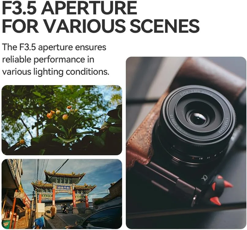 لنز زاویه باز TTARTISAN AF 14mm F3.5 برای Sony E، لنز پنکیکی فوکوس خودکار APS-C E Mount سازگار با دوربین های بدون آینه Sony E-Mount