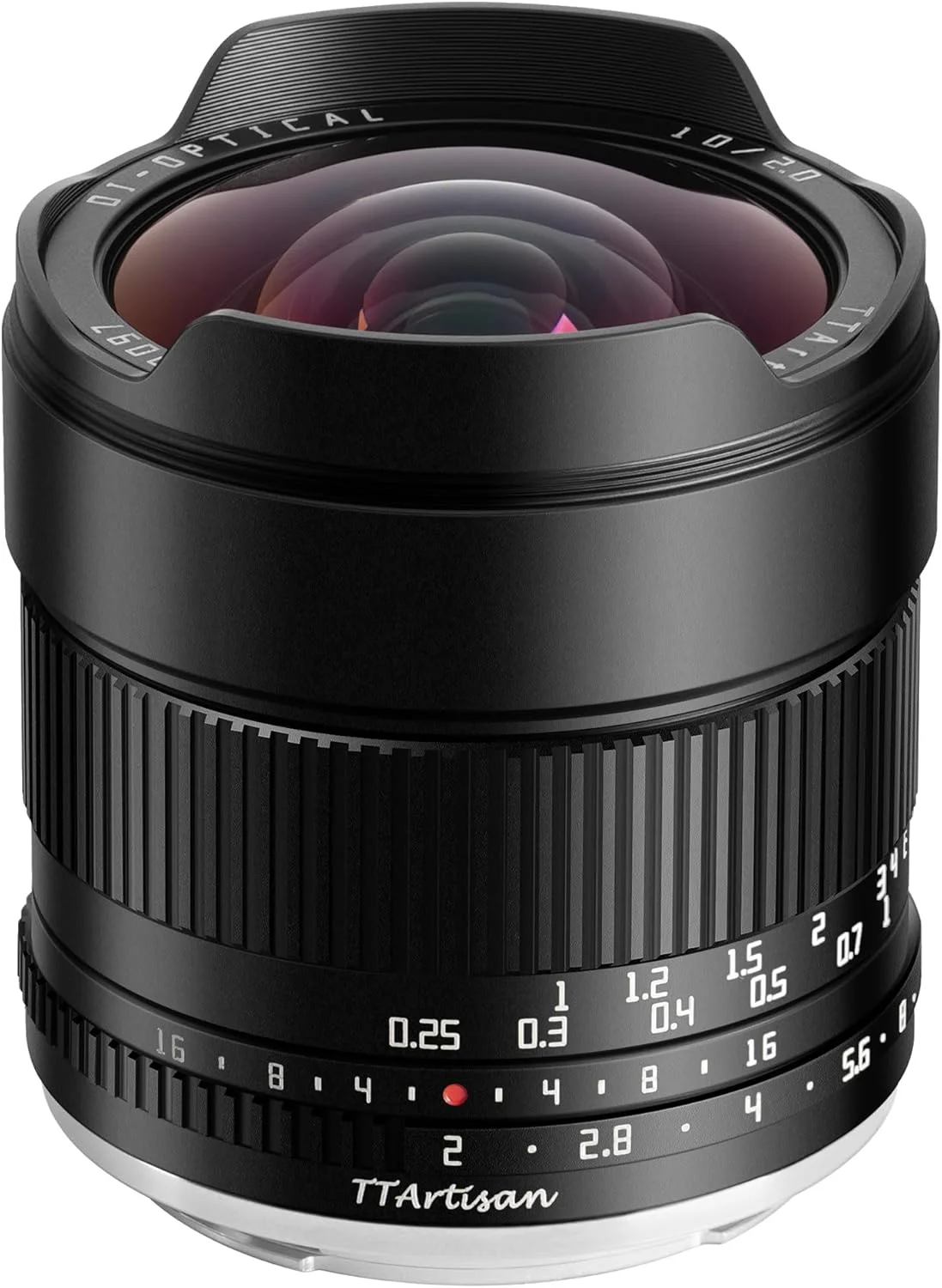 لنز دوربین TTArtisan 10mm F2 APS-C فوق عریض سازگار با دوربین های Canon RF-Mount مدل های R7، R10، R50، R100، حالت APS-C دوربین های EOS R، RP، R5، R5C، R6، R6ii، R3، R8