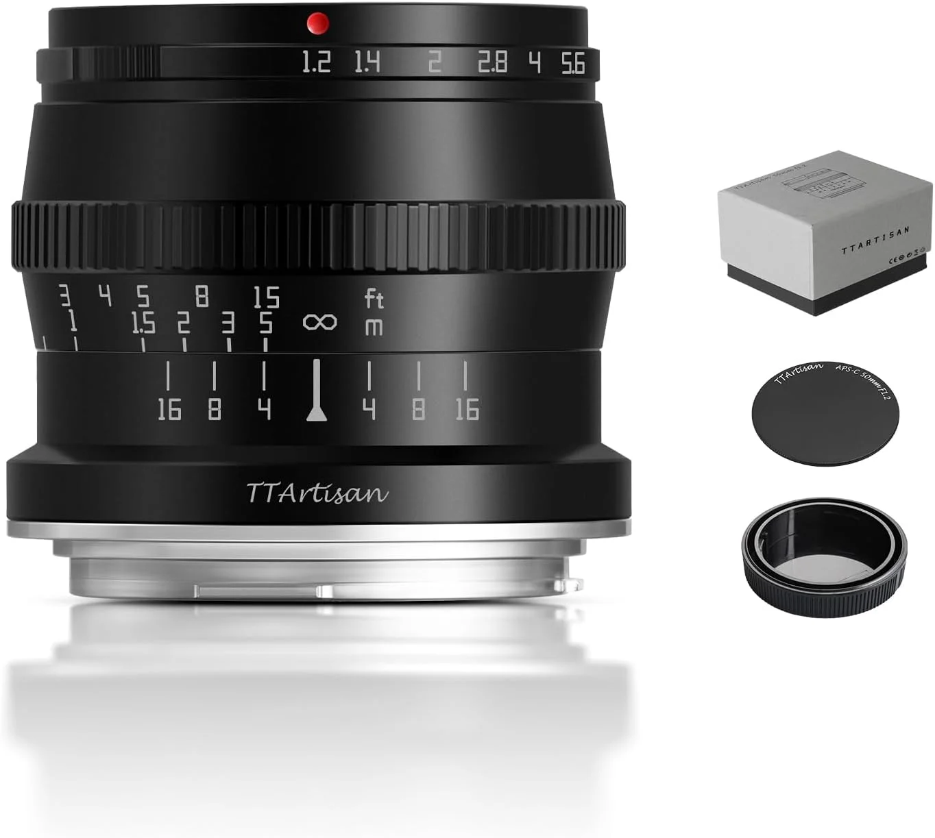 لنز 50mm F1.2 APS-C با دیافراگم باز و فوکوس دستی TTArtisan برای مانت Canon RF مانند مدل R7 APS-C: R10 EOS R RP R5 R6 لنز 50mm F1.2 APS-C با دیافراگم باز و فوکوس دستی TTArtisan برای مانت Canon RF مانند مدل R7 APS-C: R10 EOS R RP R5 R6