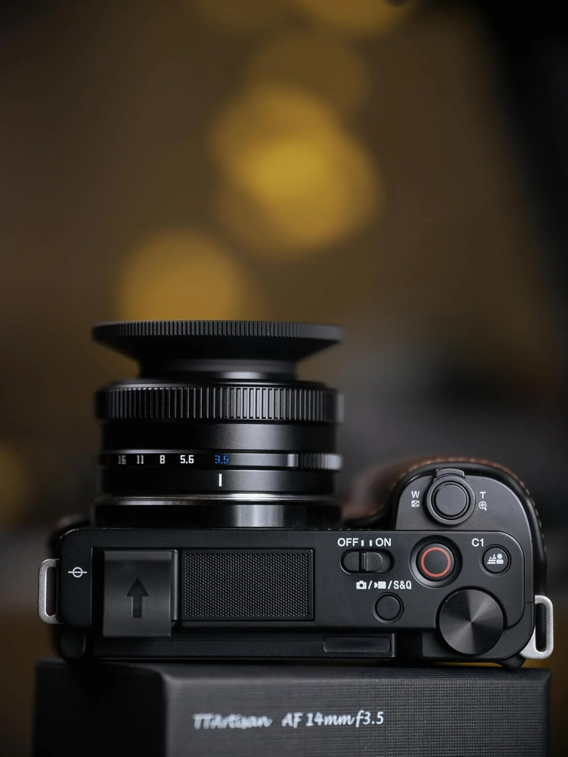 لنز زاویه باز TTARTISAN AF 14mm F3.5 برای Sony E، لنز پنکیکی فوکوس خودکار APS-C E Mount سازگار با دوربین های بدون آینه Sony E-Mount