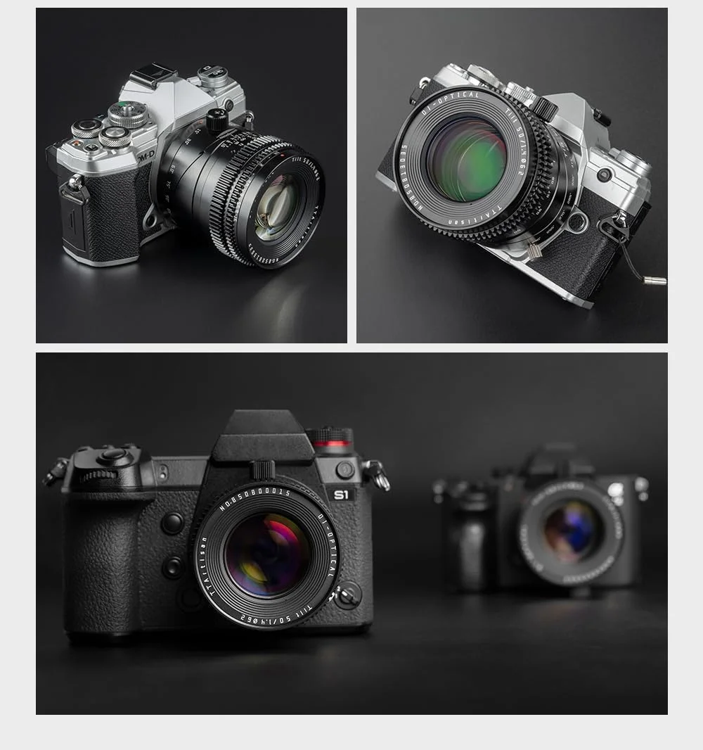 لنز 50mm F1.4 تیلت با بدنه فلزی TTArtisan سازگار با مانت Micro Four Thirds M43 - مشکی لنز 50mm F1.4 تیلت با بدنه فلزی TTArtisan سازگار با مانت Micro Four Thirds M43 - مشکی