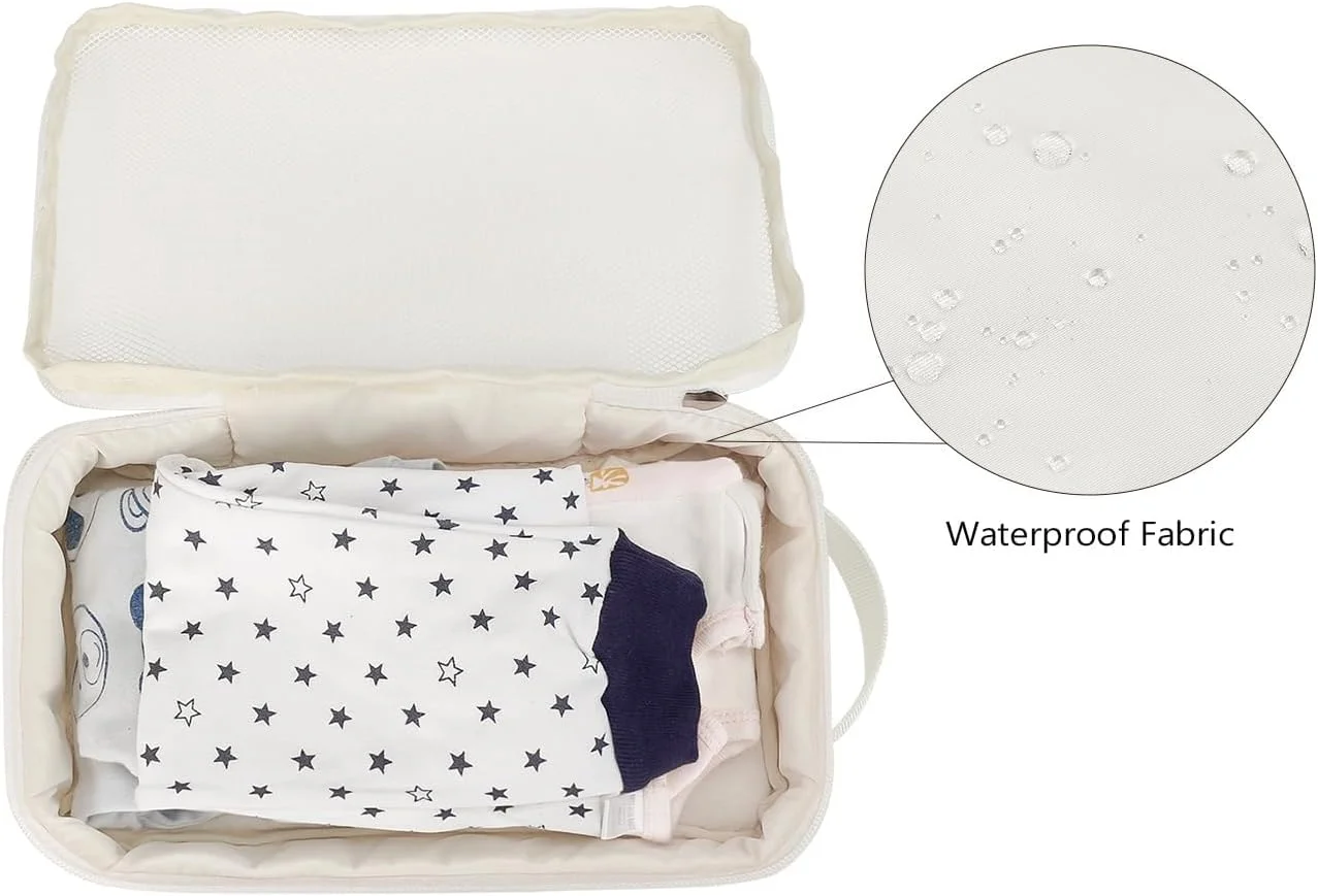 کیف های سازمان دهنده پوشک بچه 2 عددی - کیف های توری آویز ضد آب، درج های پوشک قابل استفاده مجدد و شستشو برای پوشک های پارچه ای، کیف های سازمان دهنده مهد کودک مناسب سفر کیف های سازمان دهنده پوشک بچه 2 عددی - کیف های توری آویز ضد آب، درج های پوشک قابل استفاده مجدد و شستشو برای پوشک های پارچه ای، کیف های سازمان دهنده مهد کودک مناسب سفر