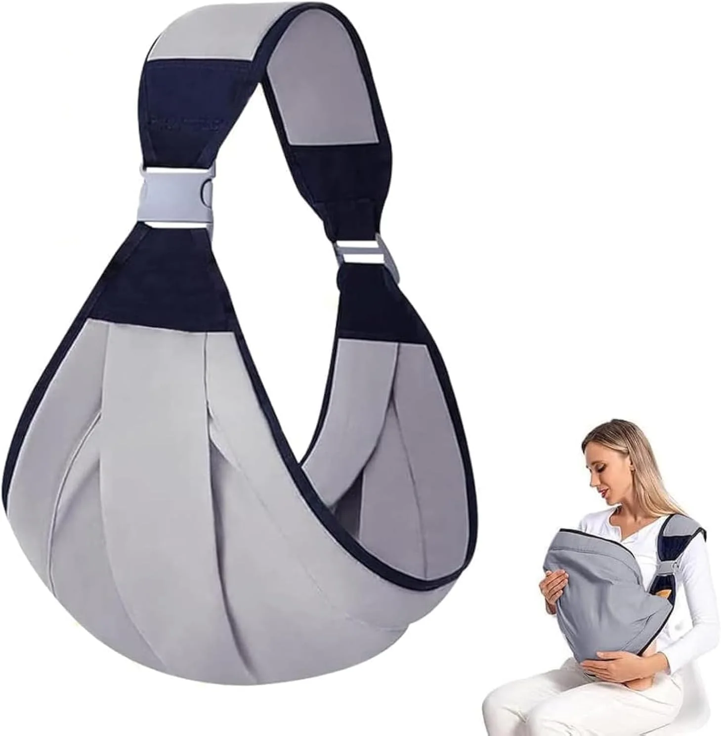 آغوشی نوزاد، بند ارگونومیک نوزاد، آغوشی یک طرفه پلی استر صرفه جویی در کار، آغوشی نیمه پیچیده نوزاد، بند شانه ای توری سه بعدی قابل تنظیم برای استخر ساحل (خاکستری) آغوشی نوزاد، بند ارگونومیک نوزاد، آغوشی یک طرفه پلی استر صرفه جویی در کار، آغوشی نیمه پیچیده نوزاد، بند شانه ای توری سه بعدی قابل تنظیم برای استخر ساحل (خاکستری)