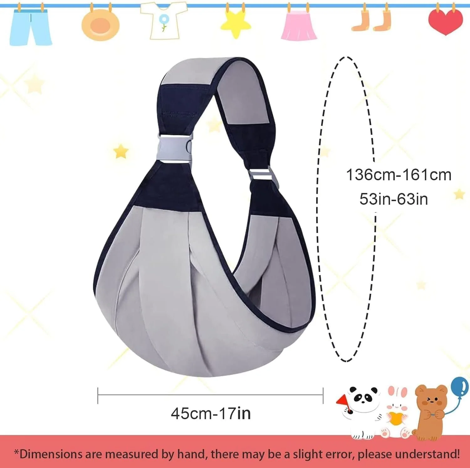 آغوشی نوزاد، بند ارگونومیک نوزاد، آغوشی یک طرفه پلی استر صرفه جویی در کار، آغوشی نیمه پیچیده نوزاد، بند شانه ای توری سه بعدی قابل تنظیم برای استخر ساحل (خاکستری) آغوشی نوزاد، بند ارگونومیک نوزاد، آغوشی یک طرفه پلی استر صرفه جویی در کار، آغوشی نیمه پیچیده نوزاد، بند شانه ای توری سه بعدی قابل تنظیم برای استخر ساحل (خاکستری)