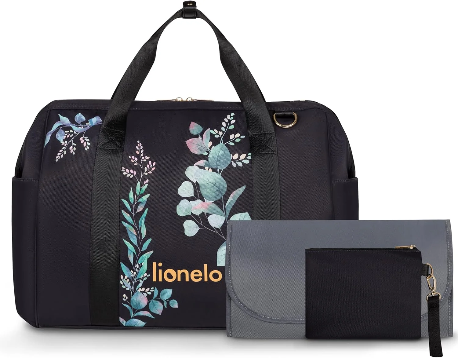 کیف لوازم کودک لیونلو مدل IDA، جادار و شیک، دارای 7 جیب، محفظه های حرارتی بطری، بند اتصال به کالسکه، کیف لوازم آرایشی، زیرانداز تعویض، مناسب برای سفرهای روزانه کیف لوازم کودک لیونلو مدل IDA، جادار و شیک، دارای 7 جیب، محفظه های حرارتی بطری، بند اتصال به کالسکه، کیف لوازم آرایشی، زیرانداز تعویض، مناسب برای سفرهای روزانه