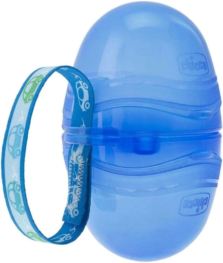 Chicco Double Soother Holder, Blue