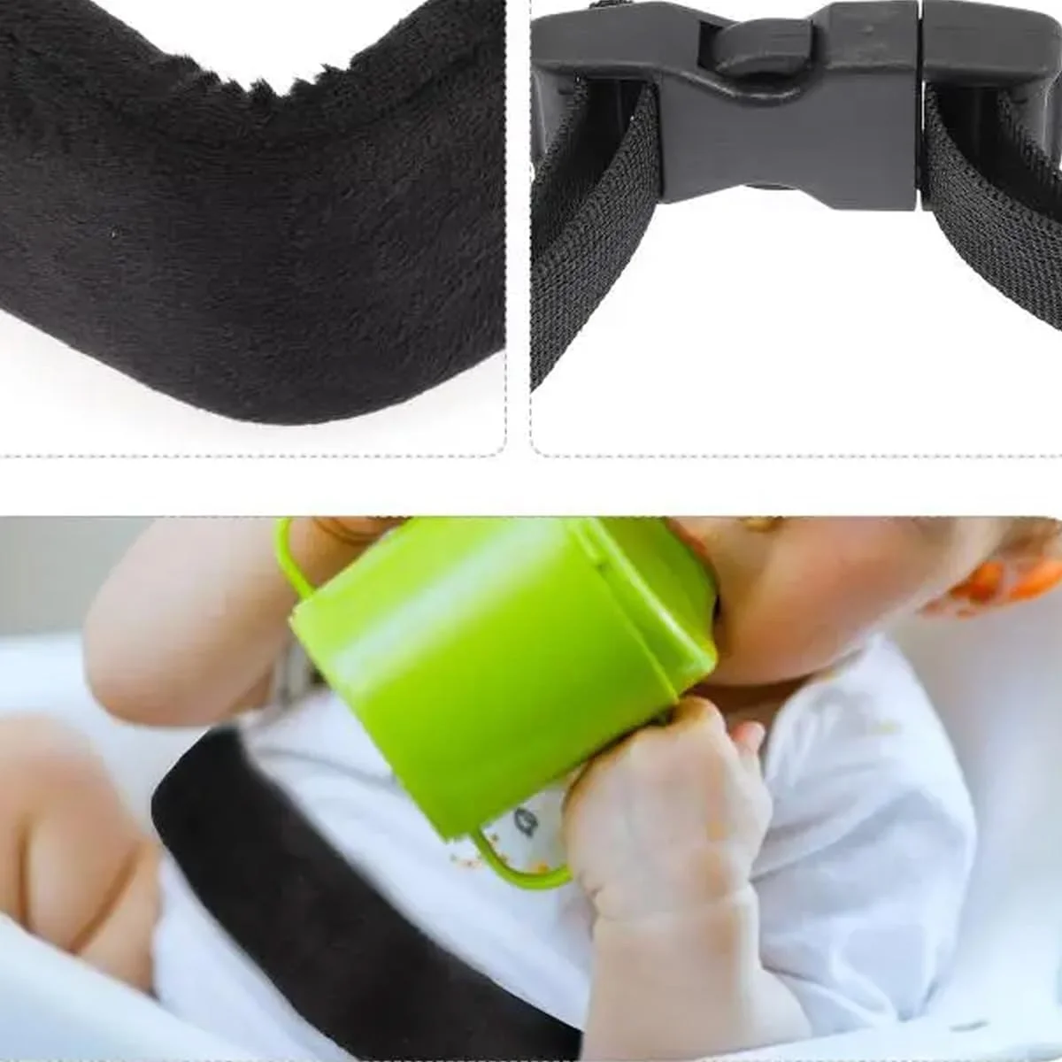 محافظ صندلی چرخ خرید کودک - لوازم جانبی صندلی غذا - کمربند غذاخوری صندلی کودک قابل حمل - کمربند ایمنی صندلی غذاخوری اتاق غذاخوری - مشکی محافظ صندلی چرخ خرید کودک - لوازم جانبی صندلی غذا - کمربند غذاخوری صندلی کودک قابل حمل - کمربند ایمنی صندلی غذاخوری اتاق غذاخوری - مشکی