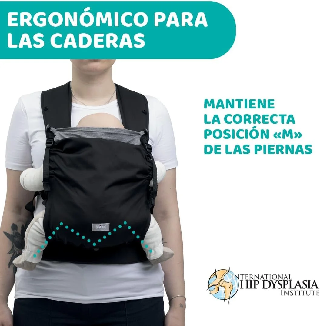 آغوشی ارگونومیک نوزاد چیکو مدل Skin Fit، مناسب برای نوزادان از 0 ماه تا 9 کیلوگرم، قابل تنظیم، ایمن برای لگن نوزاد، با بندهای ضربدری پد دار، بند شکمی و کلاه آغوشی ارگونومیک نوزاد چیکو مدل Skin Fit، مناسب برای نوزادان از 0 ماه تا 9 کیلوگرم، قابل تنظیم، ایمن برای لگن نوزاد، با بندهای ضربدری پد دار، بند شکمی و کلاه